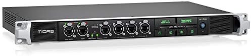 Midas Hub4 Monitor System Hub com 4 portas POE para mixers pessoais ou caixas de palco compatíveis, 48/44,1 kHz AES50 in
