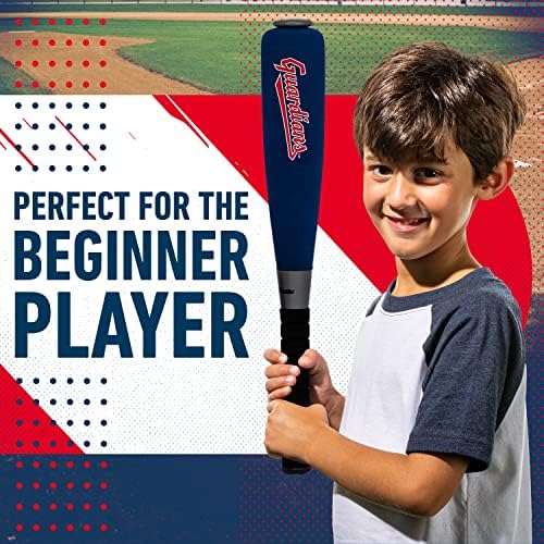 Franklin Sports MLB Jumbo Baseball Bat Bat + Ball Sets - Crianças Bascadas de beisebol de espuma de tamanho grande + Baseballs