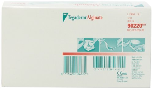 3M Medical 90220 Medimento de alginato com alta tegaderm, pacote de 5 curativos