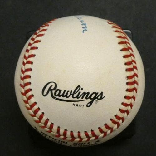 Hank Aaron Hof assinou o beisebol NL oficial - beisebol autografado