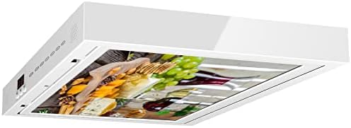Sylvox Kitchen TV, 15,6 polegadas sob o gabinete TV, televisão para cozinha, TV inteligente embutida no Google Play,