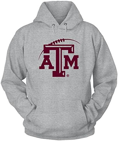 FanPrint Texas A&M Aggies Hoodie - Texas A&M Sports Football Logo Top
