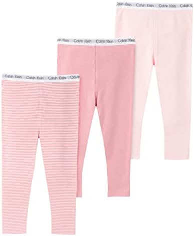 Calvin Klein Baby-Girls Organic Baby Essentials 3 Pack-Pants