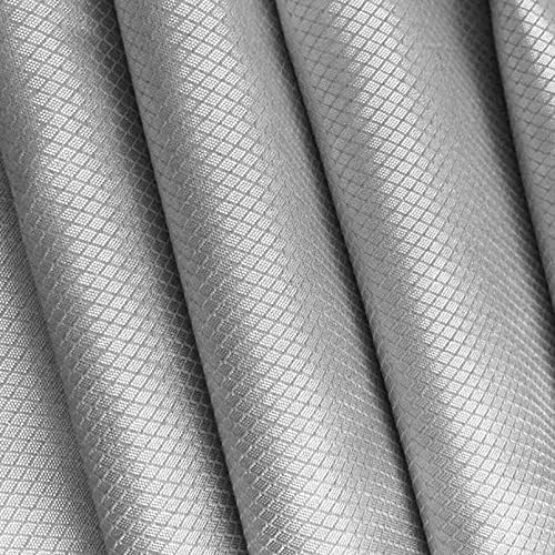Roupas anti-radiação WZGLOD EMF, tecido de fibra de prata 150x666cm RF/EMI/EMF/LF Bloqueio/bloco de blindagem Anti-radiação Treídia condutora de tecido para fazer roupas de gravidez, cortinas, lençóis, travesseiros
