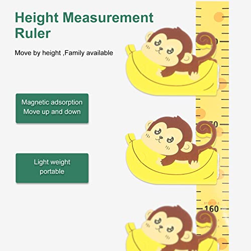 ABAODAM 1 Definir altura do indicador Medição de macacão adesivo meninas garotas Réguas removíveis Garal Decalques