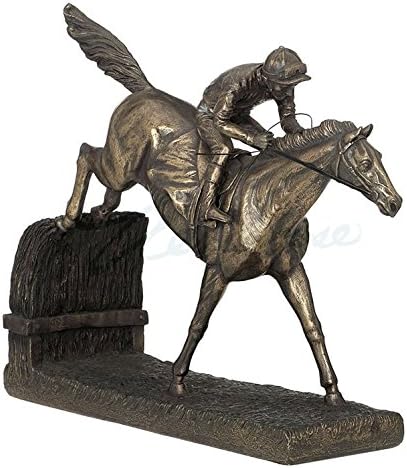 Projeto Veronese estátua de pouso para cavalos acabamento de bronze de metal fundido frio