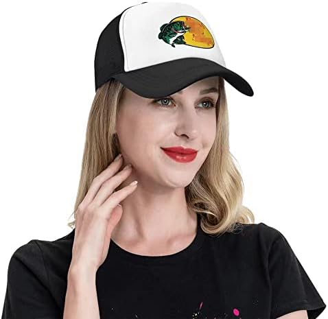 Capinho de beisebol para homens e mulheres Mesh Snapback Cap, unissex pescing caminhão esportista fã Sun Hat no verão, um tamanho se encaixa em todos