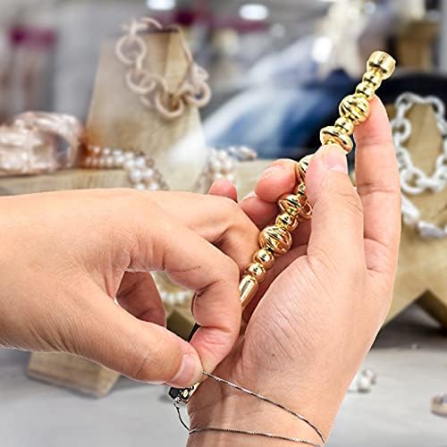 Jóias de uso de jóias, jóias retrô usando ajuda de pulseira plástica prática Pulseira de trava usando jóias de colar de jóias usando ajudante