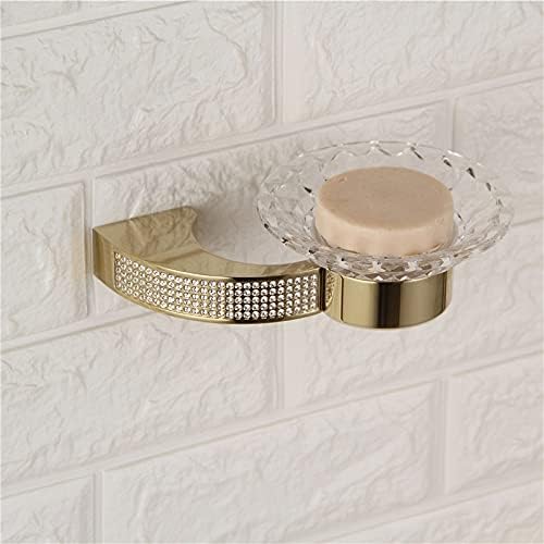 Acessórios para o banheiro do WYFDC Papaco de papel Towel Ring Robe gancho Soop Soop Dish Gold ou Chrome Bath Hardware Conjunto