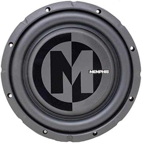 Memphis Audio Prxs1024 Referência de energia 10 Subwoofer Slim selecionável 2-OHM / 4-OHM