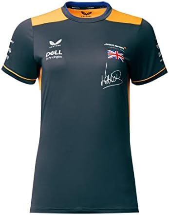 McLaren F1 feminina 2022 Lando Norris Réplica Camiseta configurada