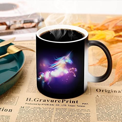 Fantasy Unicorn Creative Descoloration Creamic Coffee Cuple