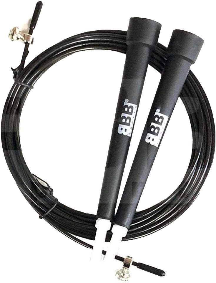 BBB Sports Double Bolicing Free Cable Speed ​​Jump corda preta