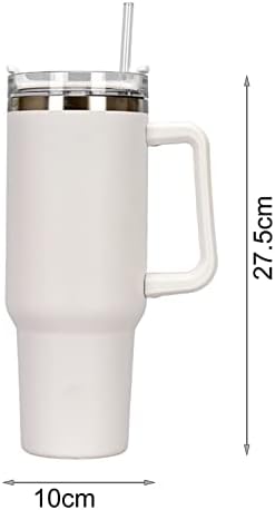 Phoenixb2c Vacuum Cup mantém a frieza de bebida reutilizável durável bebendo caneca de palha de vácuo