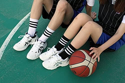 Meias mk meias de algodão esportes atléticos que executam meias de tripulação escolar de combinação fofa para homens/mulheres