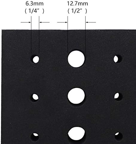 Lilyrin 110 orifícios Router Bit Bit Storage Storage para Organizador de moagem de 1/4 de polegada 1/2 polegada