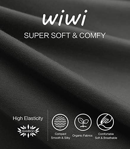Pijamas Wiwi para mulheres Bamboo Ultra Soft Paijama Configuração de manga curta com shorts PLUS TAMANHO PJS SLEEFE