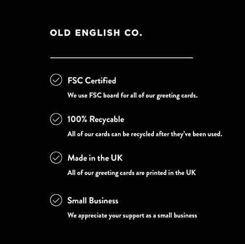 Cartão de aniversário engraçado da Old English Co. para homens ou mulheres - mais velho, você fica melhor que você recebe piada de banana - cartão de aniversário hilário para pai, irmão, tio, avô | Em branco dentro com envelope