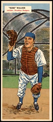 1955 Topps # 15/16 - Rube Walker/Lou Limmer Dodgers/Athletics VG/Ex Dodgers/Athletics