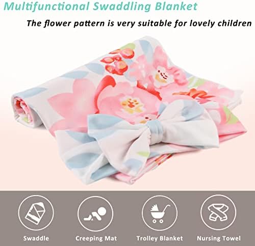 Recém -nascido Receber Cobertor com Bandeira Macada para Meninas Infantil Cobertores de Bebê para Meninos
