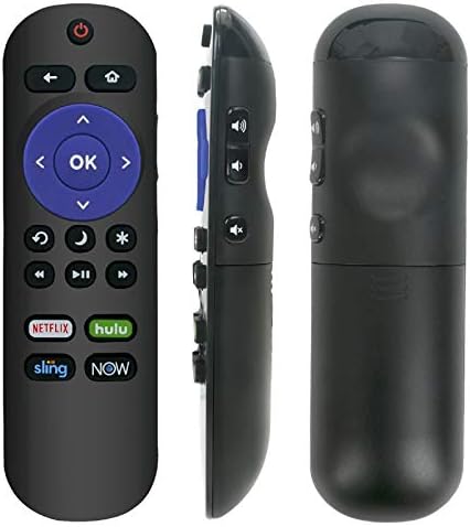 Remote Replacement Compatible with Hisense Roku TV 55R6E 55R7E 43R7E 50R7E 65R7E1 75R7E2 65R6E1 65R6E1 50R7E 50R7050E 40H4070E 60R6E 65R6070E 50R6D 40H4030F 40H4F 32H4F 43H4030F 32H4030F