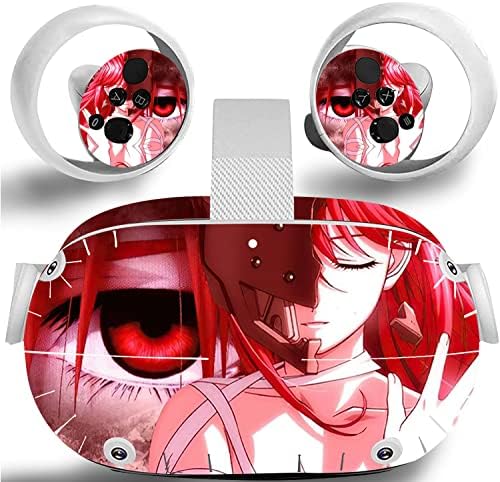 Elfen Lied - Oculus Quest 2 Skin VR 2 Skins Headsets and Controllers Sticker Protective Decals Acessórios