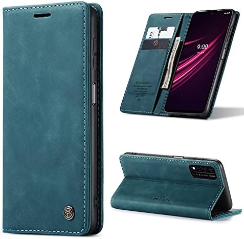 Kowauri Flip Case para T-Mobile Revvl V+ 5g, Caso da carteira de couro Design clássico com slot de cartão e capa de dobra