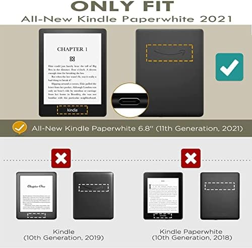 E-Reader 11th Generation Covers compatível com 6,8 Kindle Paperwhite 11th Generation Gradient Gradiente E-Reader cobre Paperwhite com sono/desperta automática