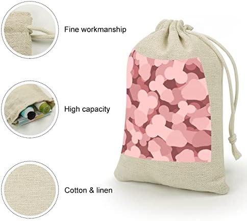 Bolsas de armazenamento engraçadas do pênis Penis bolsas de presente de doces de doces reutilizáveis ​​e compactos de bolso