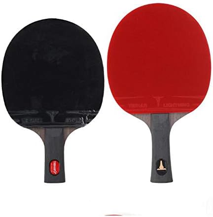 SSHHI 9 estrelas Tennis Racket, placa inferior, paddle de tênis de mesa profissional, adequado para treinamento, forte/como mostrado/curto,