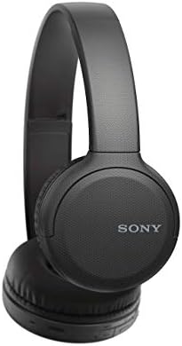 Fones de ouvido sem fio da Sony WH-CH510: fone de ouvido sem fio Bluetooth On-Ear com microfone para chamada telefônica, preto