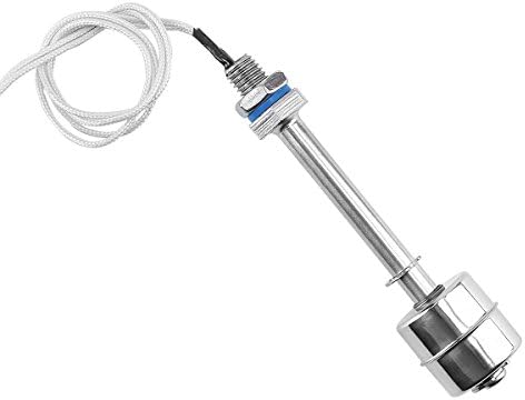 Chave de flutuação elecall de 4 aço inoxidável sensor de água de aço de aço 110v ES10010 Comprimento do fio 12 polegadas