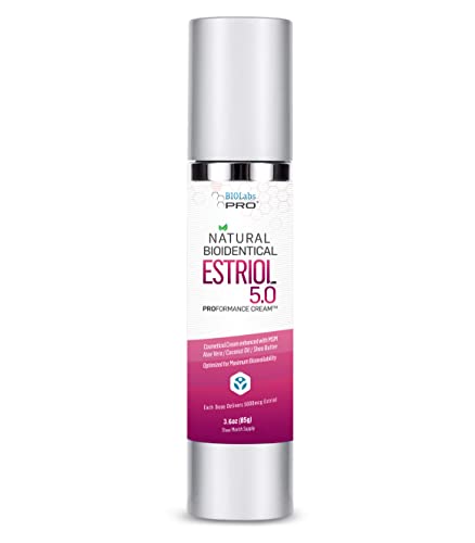 UltraSpa Skincare Biolabs Pro Natural Bioidentical Estriol Creme cosmético para mulheres, fornecimento de três meses