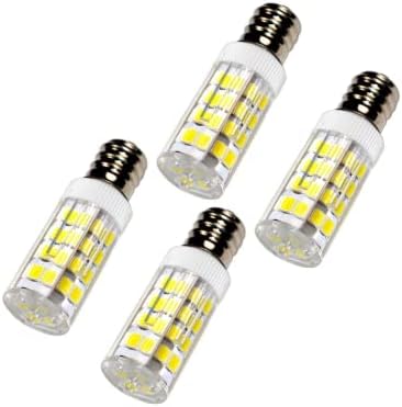 HQRP 4-PACK E12 52 LEDS SMD 2835 LED MACHINE LUZ BULBA LUZ Branco 6000-6500K 110V 3W