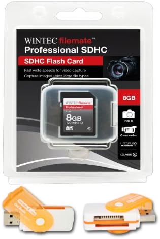 8 GB CLASSE 10 SDHC Equipe de alta velocidade cartão de memória 20MB/s. Cartão mais rápido do mercado das câmeras Canon Vixia