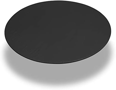Toca de mesa de vinil redonda de 60 polegadas preta de 60 polegadas
