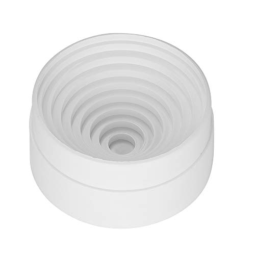 Suporte de frasco plástico de stonylab, suporte de frasco de botão de caldo redondo de polipropileno de polipropileno