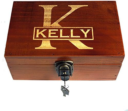 Aparar caixa de lembrança de madeira personalizada W Key W Liche, caixa de jóias personalizadas, caixa de dama de honra, presente de namorada da mãe presente