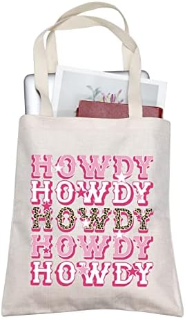 Tobgb Howdy Gift Howdy Inspirou Tote Bag Howdy Gifts Western País Ocidental Counto Sul Presentes de Cowgirl Bag Western