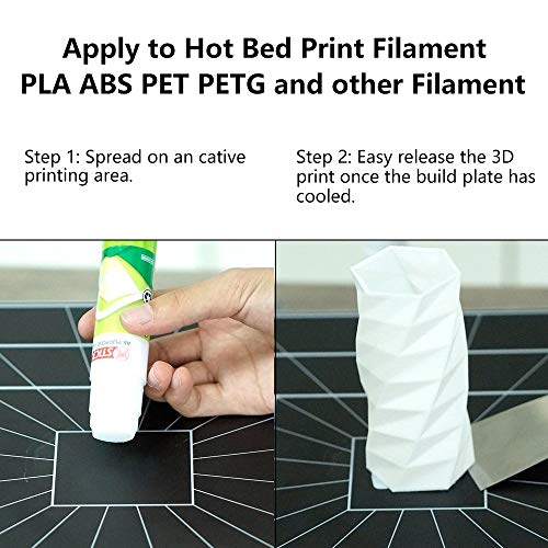 Cola adesiva pvp de cola de impressora 3d aokin para reduzir a cama quentes impressão de leito PLA ABS PET PET PETG FILAM