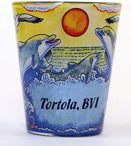 Tortola, Dolphins BVI em vidro de shot