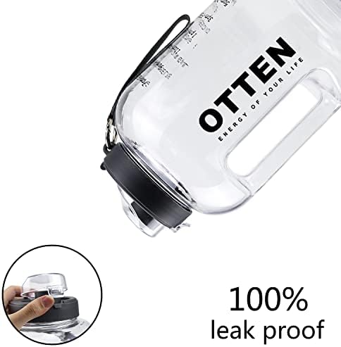 Otten Water Garrafs, Reutilable & BPA Free Tritan Sports Water Bottle