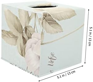 Luxshiny Box de couro Caixa de papel decoração Decoração do carro Ponto de tecido Distribuidor de toalhas de mão