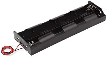 New LON0167 Armazenamento de plástico em destaque da caixa de caixa eficácia confiável 5.3 Cíder de fio para 8 x LR20 D Bateria