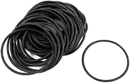 X-dree 50pcs 46mm x 1,9 mm de borracha o anel de vedação resistente ao calor nbr ilhós preto (50pcs 46 mm x 1,9 mm O-rings de goma