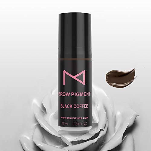M Brow Semi Cream Pigment by Mellie Microblading - para sobrancelhas/sobrancelhas Manual e Uso da Máquina - Grade Medical - Sem Mixagem - Apenas para Profissionais -15ml