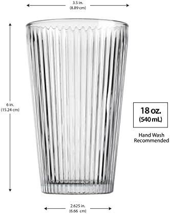 Conjunto de copos de bebida modernos, copos mais frios de 12 contagens, inclui 12 copos mais frios Conjunto de copos elegantes-