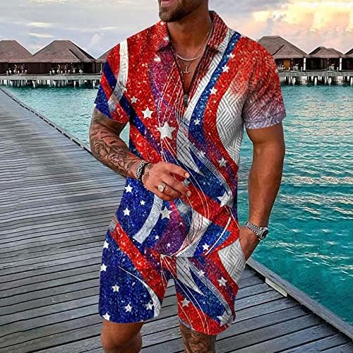 Miashui Slim Fit Fits For Men Men Fag Fashion Leisure Seaside Beach Holiday 3D Impressão digital zíper short masculino Tux