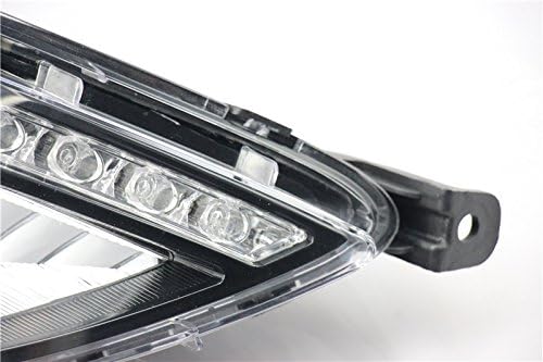 Auto-Tech 14 liderado diurno com lâmpada de nevoeiro leve DRL LED DRL para 2013-2015 Hyundai i20