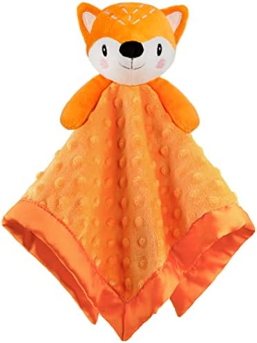 Beilimu Fox Lovie para Babies Security Blanket e Tie-Dye Satin Baby Blain para meninos meninas para carrinhos de bebê Presentes